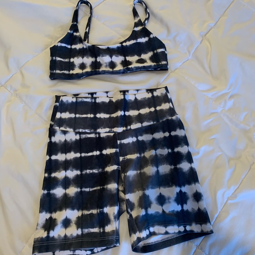 ON HOLD - Skatie Havasu Bike Short Sports Bra Set